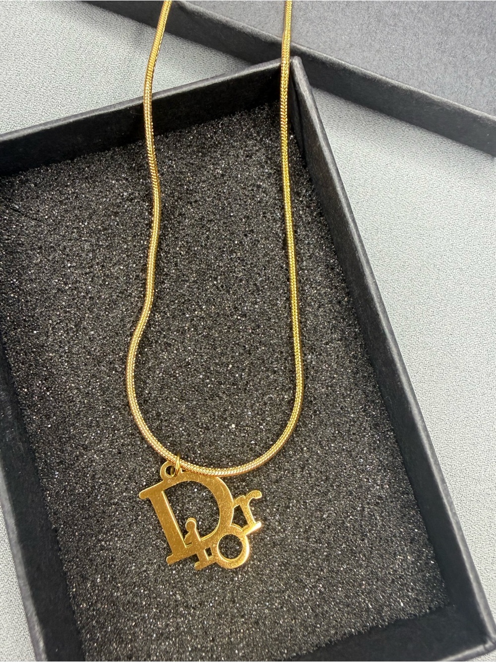Fashion Jewelry Gold Letter D Pendant Necklace